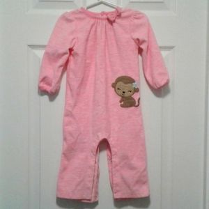 Little girls fleece onesie
